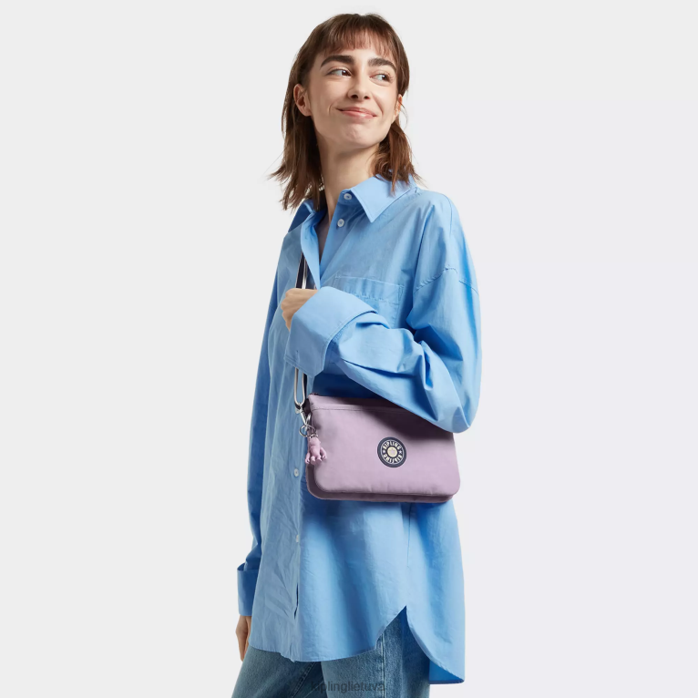 \"maišeliai\" riri crossbody krepšys 22V8R128 Kipling moterys švelnus alyvinis blokas