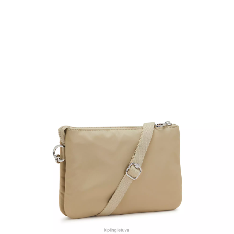 \"maišeliai\" riri crossbody krepšys 22V8R66 Kipling moterys natūrali smėlio spalvos