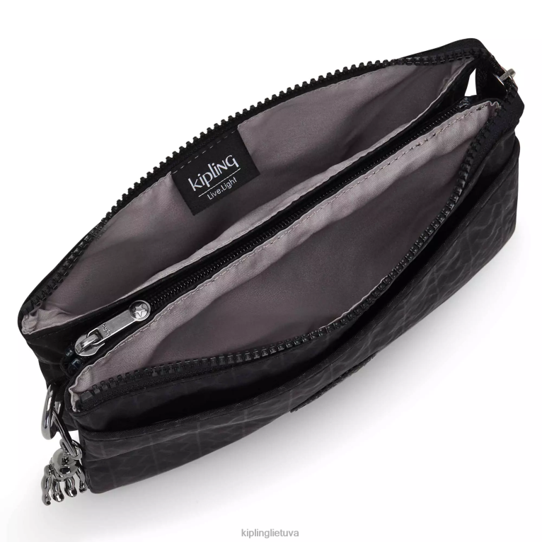 \"maišeliai\" „riri“ spausdintas „crossbody“ krepšys 22V8R187 Kipling moterys parašas įspaustas