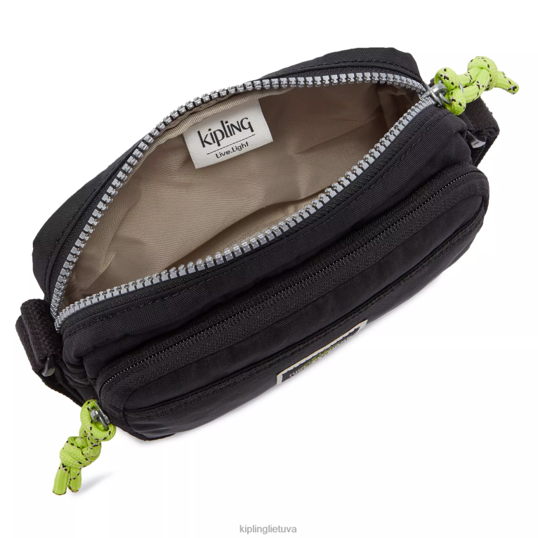 \"maišeliai\" sisko crossbody krepšys 22V8R173 Kipling moterys slėnis juodas