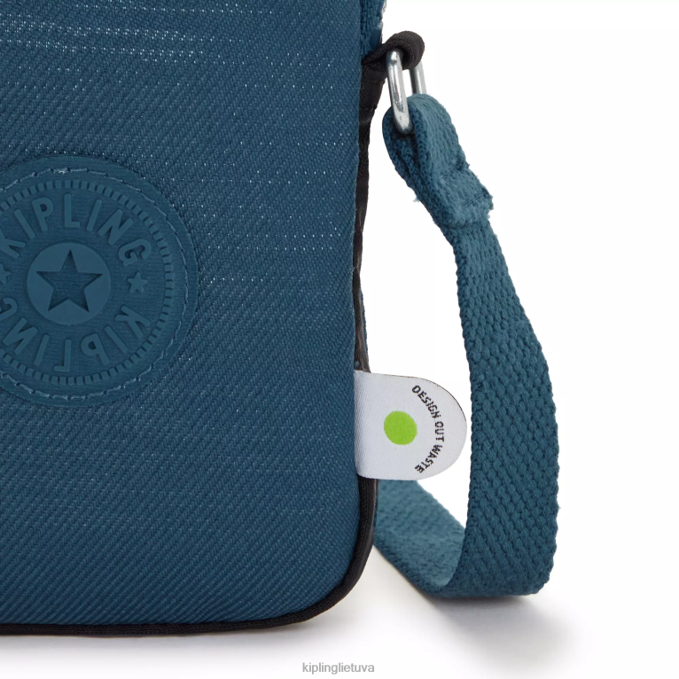 \"maišeliai\" sutampa crossbody telefono krepšys 22V8R182 Kipling moterys austa žalsvai melsva