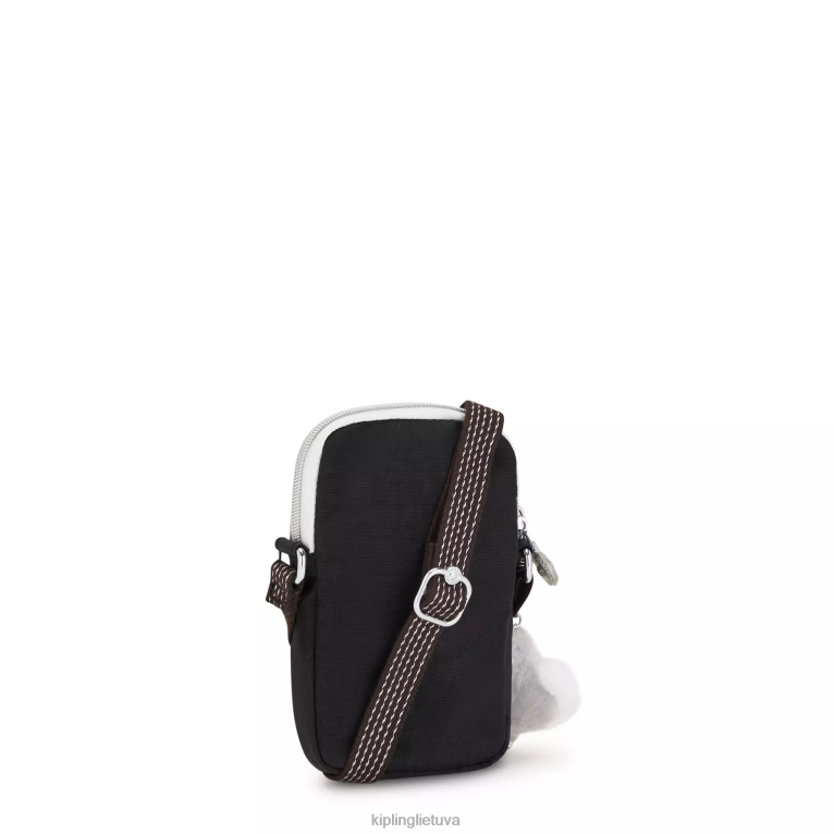 \"maišeliai\" sutampa crossbody telefono krepšys 22V8R25 Kipling moterys tikra juoda pramoga