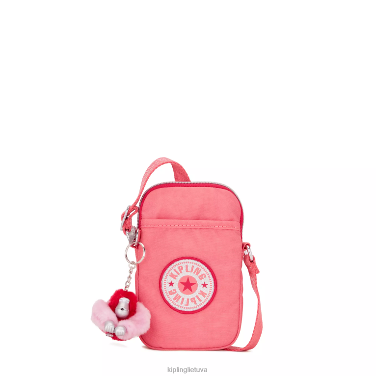 "maišeliai" sutampa crossbody telefono krepšys 22V8R26 Kipling moterys linksma rožinė linksmybė