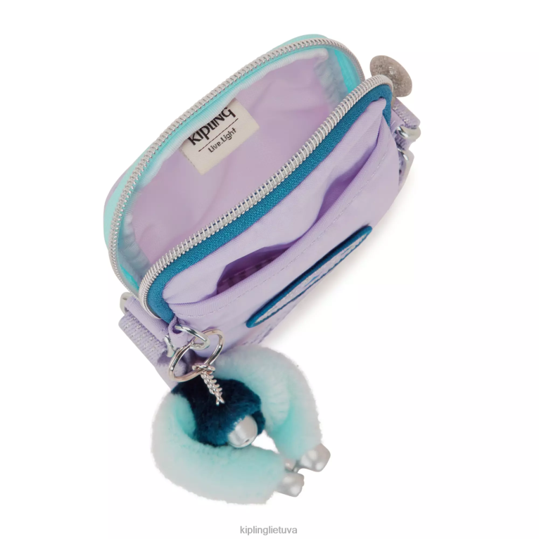 \"maišeliai\" sutampa crossbody telefono krepšys 22V8R28 Kipling moterys begalinis alyvinis linksmumas