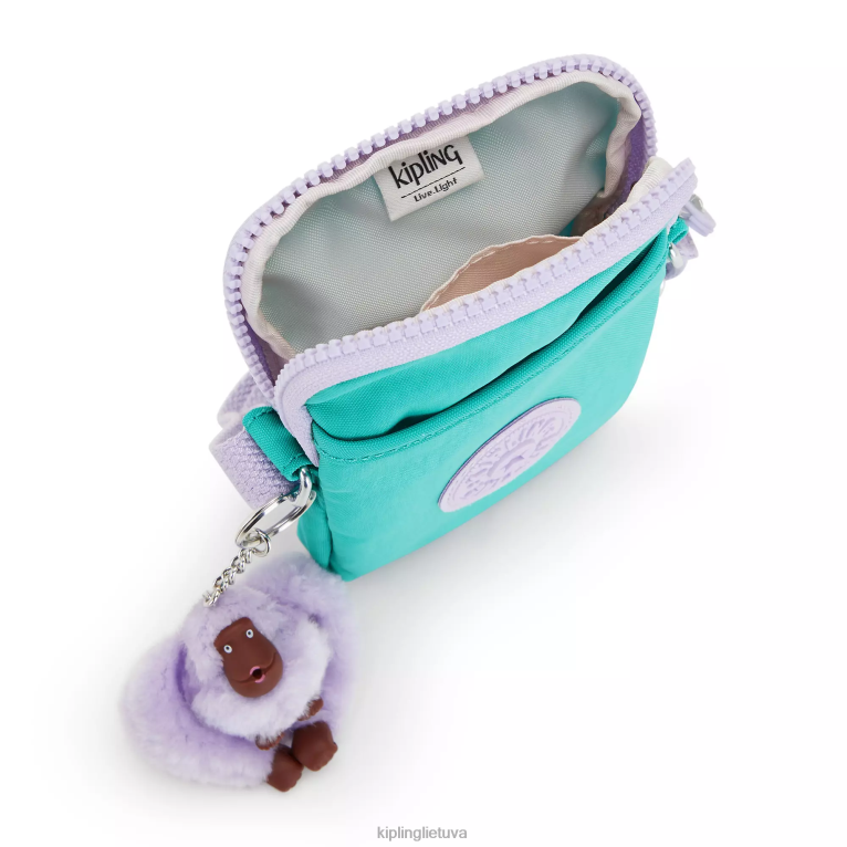 \"maišeliai\" sutampa crossbody telefono krepšys 22V8R49 Kipling moterys banglentininkas žalias
