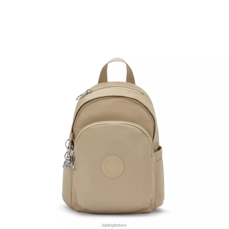 "maišeliai" delia mini kuprinė 22V8R368 Kipling moterys natūrali smėlio spalvos