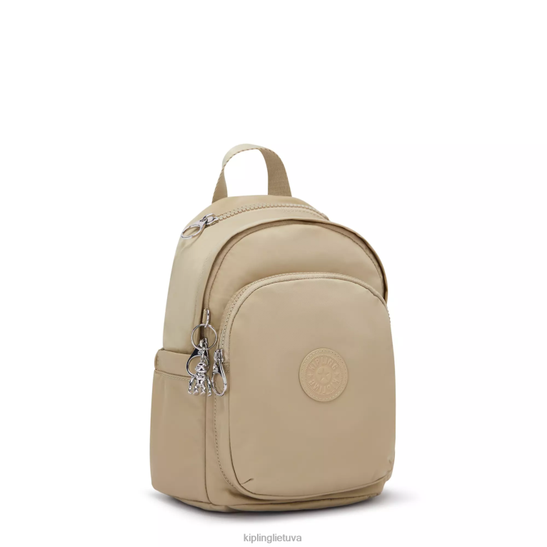 \"maišeliai\" delia mini kuprinė 22V8R368 Kipling moterys natūrali smėlio spalvos