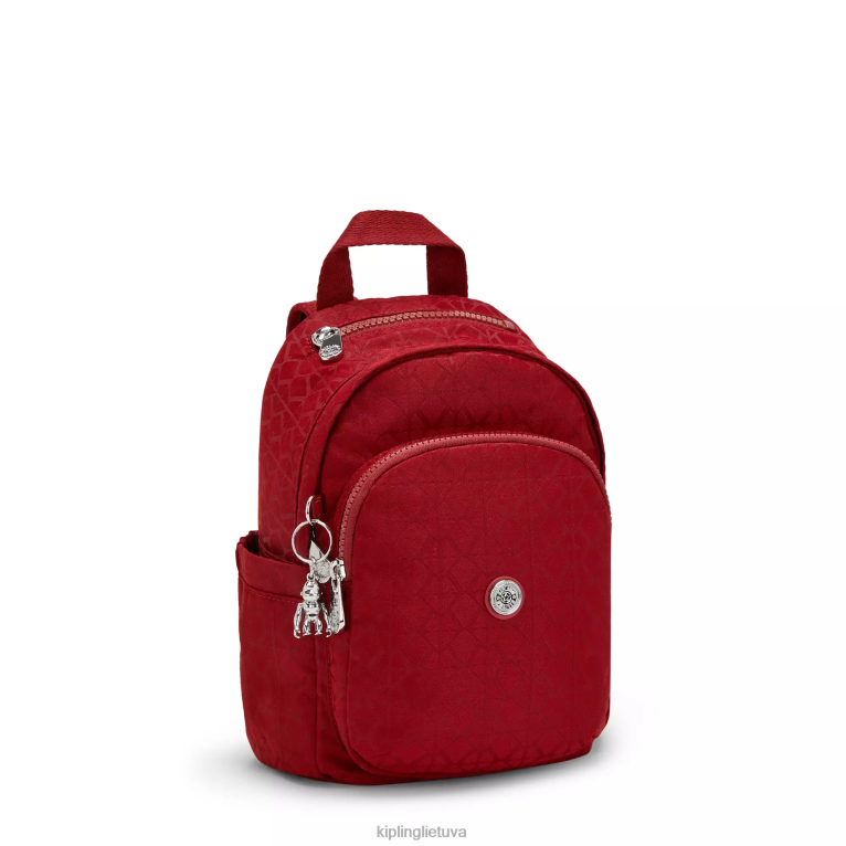 \"maišeliai\" delia mini kuprinė 22V8R387 Kipling moterys parašas raudonas