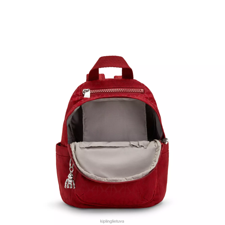 \"maišeliai\" delia mini kuprinė 22V8R387 Kipling moterys parašas raudonas
