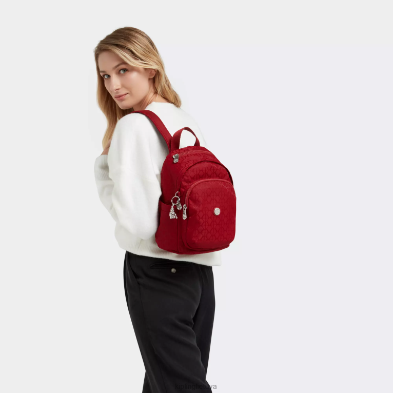 \"maišeliai\" delia mini kuprinė 22V8R387 Kipling moterys parašas raudonas