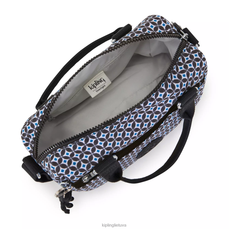 \"maišeliai\" folki mini marginta rankinė 22V8R1 Kipling moterys juoda plytelė