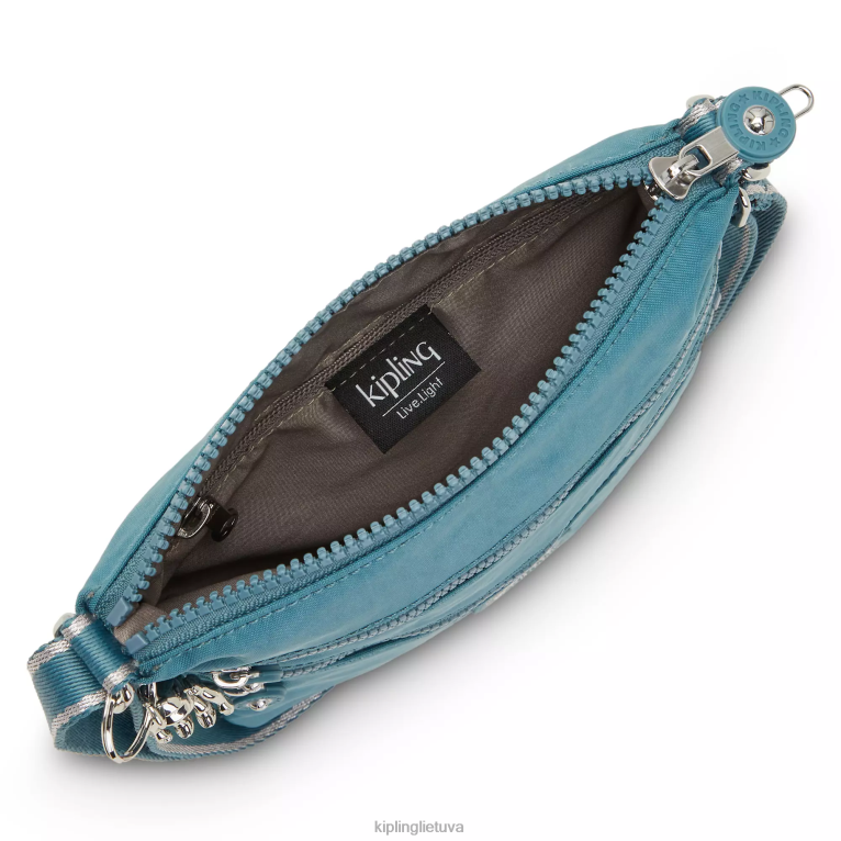 \"maišeliai\" keiko crossbody mini krepšys 22V8R86 Kipling moterys vandenyno žalsva