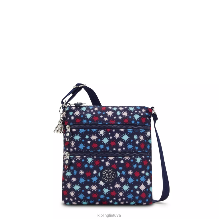 "maišeliai" keiko margintas crossbody mini krepšys 22V8R5 Kipling moterys funky žvaigždės
