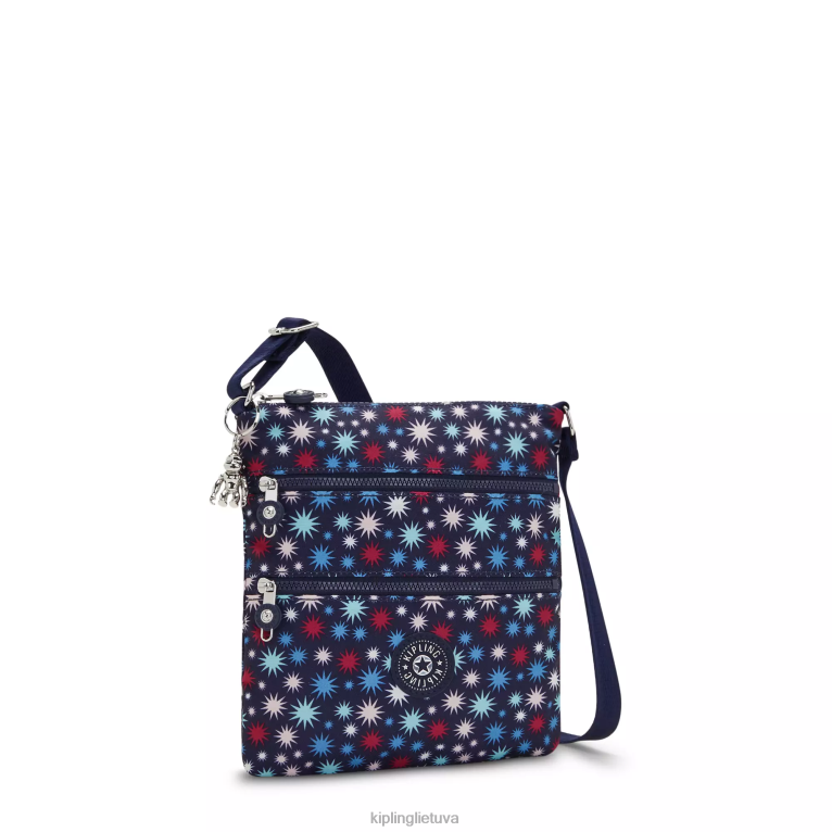 \"maišeliai\" keiko margintas crossbody mini krepšys 22V8R5 Kipling moterys funky žvaigždės