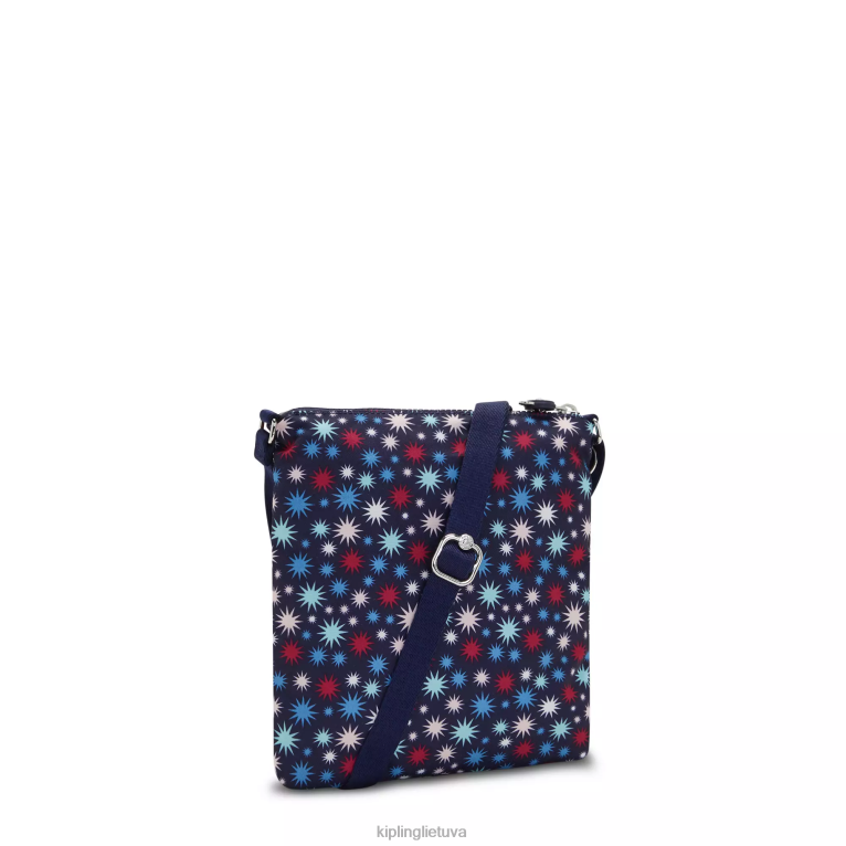 \"maišeliai\" keiko margintas crossbody mini krepšys 22V8R5 Kipling moterys funky žvaigždės
