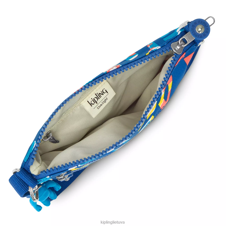 \"maišeliai\" keiko margintas crossbody mini krepšys 22V8R7 Kipling moterys neoninis