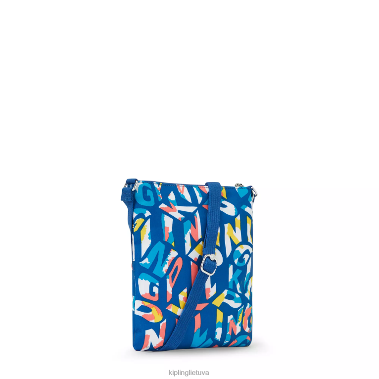 \"maišeliai\" keiko margintas crossbody mini krepšys 22V8R7 Kipling moterys neoninis