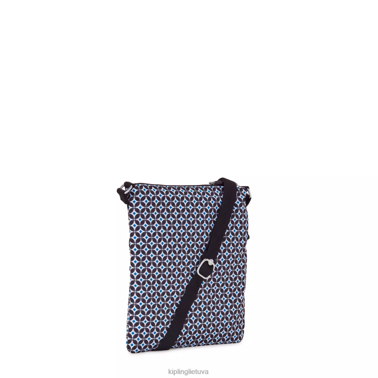 \"maišeliai\" keiko margintas crossbody mini krepšys 22V8R8 Kipling moterys juoda plytelė