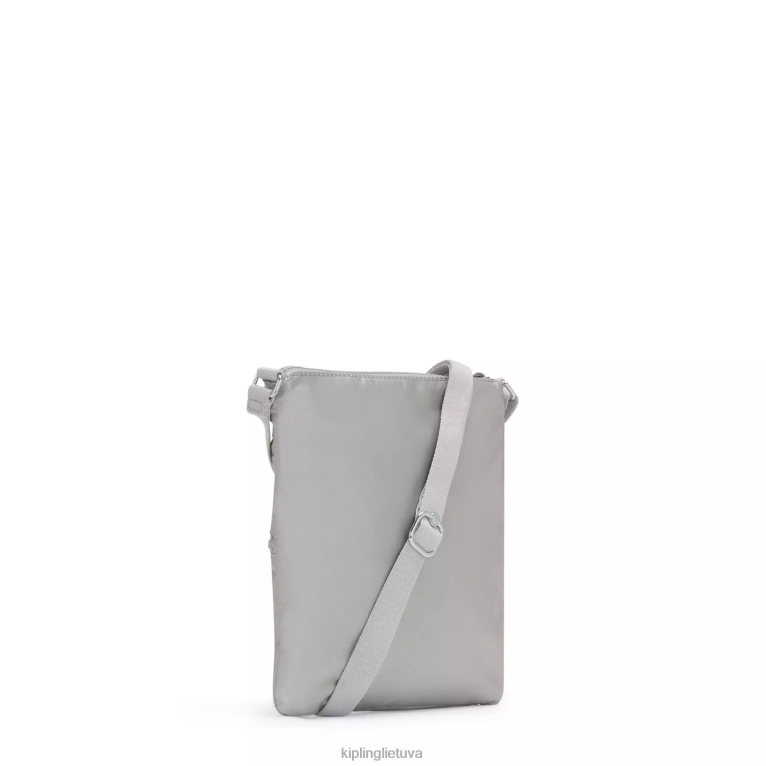 \"maišeliai\" keiko metalinis crossbody mini krepšys 22V8R96 Kipling moterys šviesus metalas