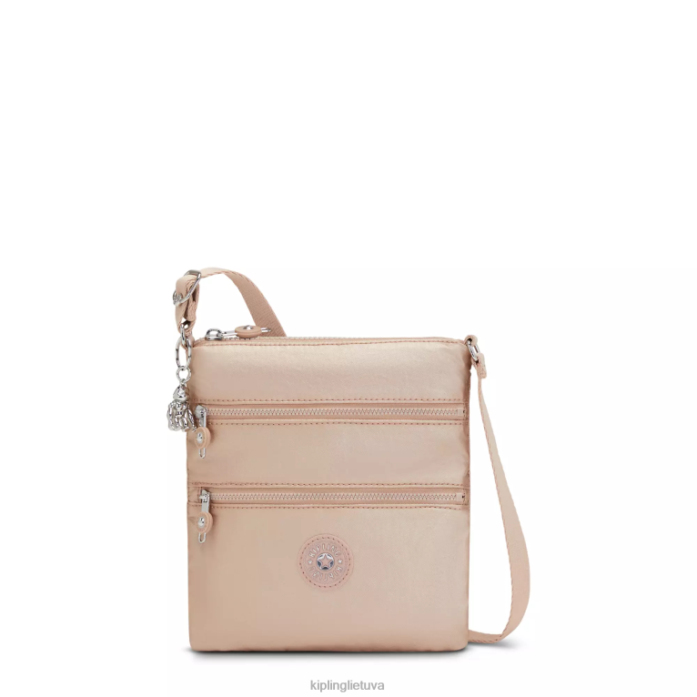 "maišeliai" keiko metalinis crossbody mini krepšys 22V8R97 Kipling moterys auksinis žavesys metalinis