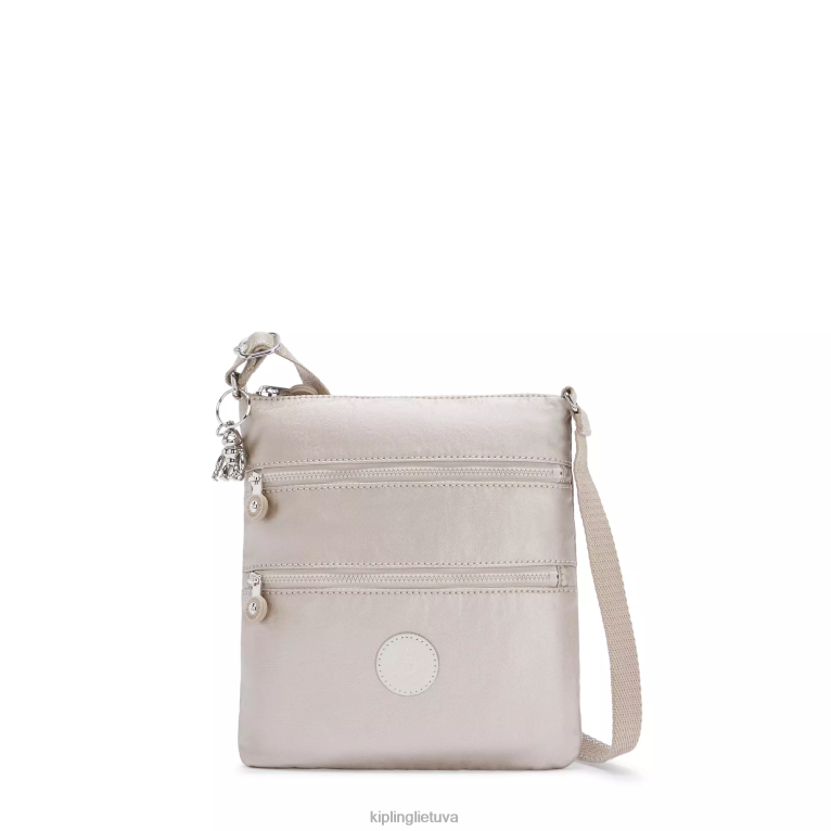 "maišeliai" keiko metalinis crossbody mini krepšys 22V8R98 Kipling moterys metalinis švytėjimas