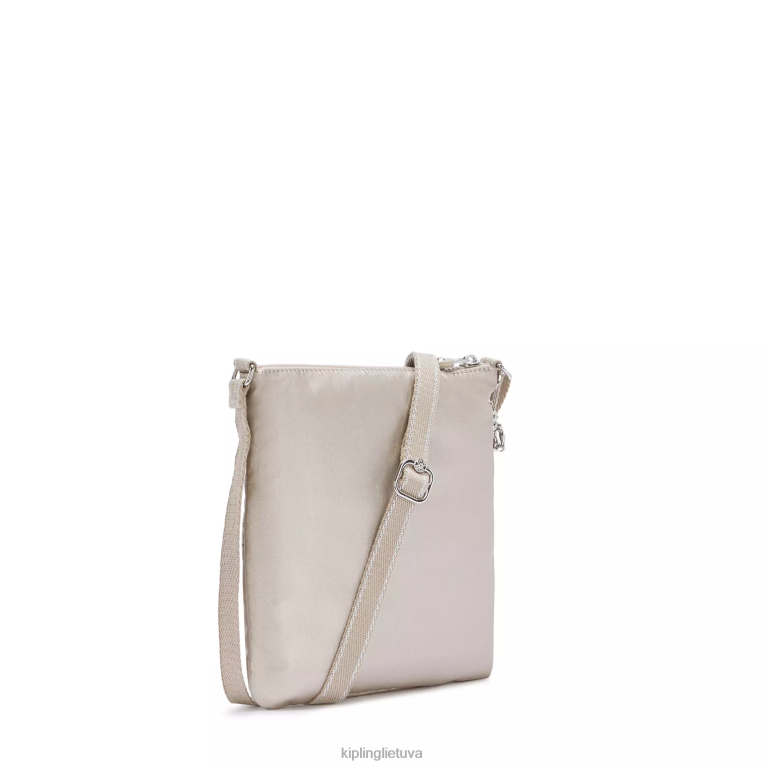 \"maišeliai\" keiko metalinis crossbody mini krepšys 22V8R98 Kipling moterys metalinis švytėjimas