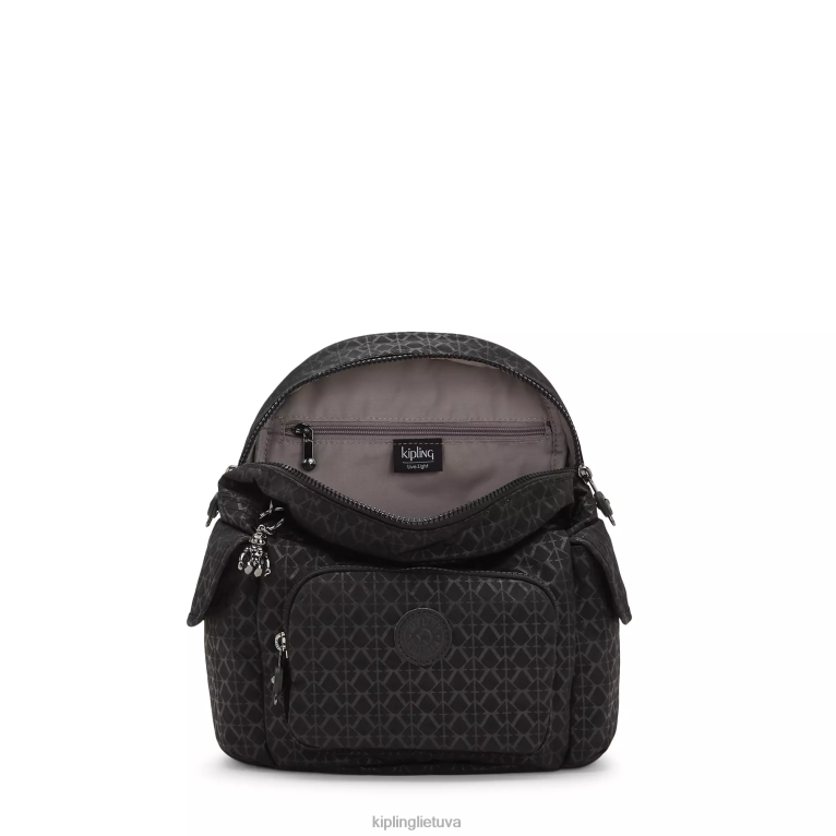 \"maišeliai\" miesto pakuotė mini spausdinta kuprinė 22V8R396 Kipling moterys parašas įspaustas
