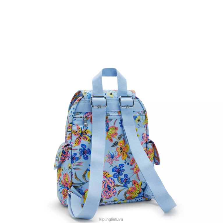 \"maišeliai\" miesto pakuotė mini spausdinta kuprinė 22V8R499 Kipling moterys laukinės gėlės