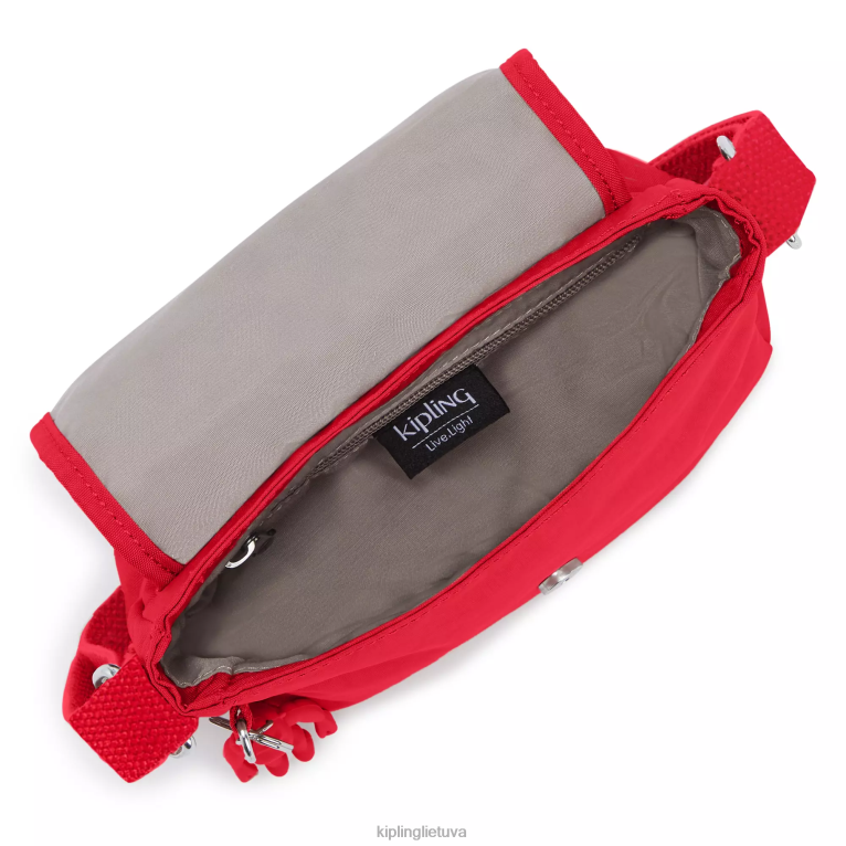 \"maišeliai\" sabian crossbody mini krepšys 22V8R195 Kipling moterys raudonasis raudonasis