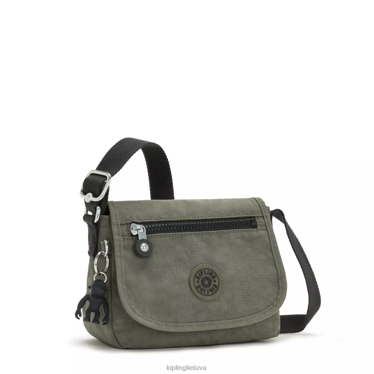 \"maišeliai\" sabian crossbody mini krepšys 22V8R196 Kipling moterys žalios samanos
