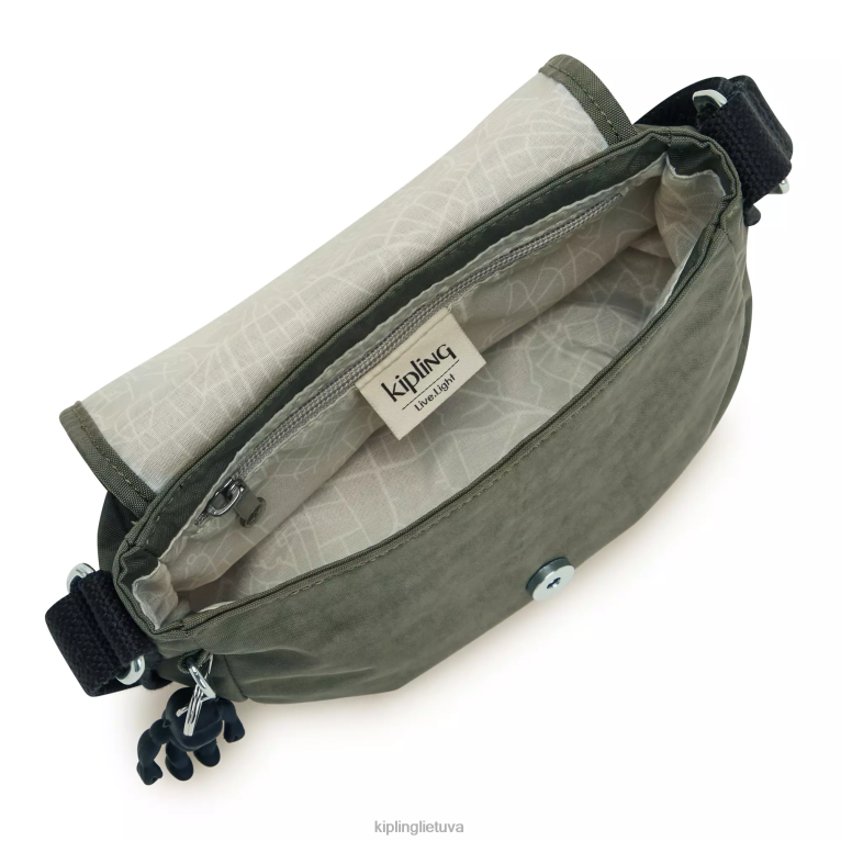 \"maišeliai\" sabian crossbody mini krepšys 22V8R196 Kipling moterys žalios samanos