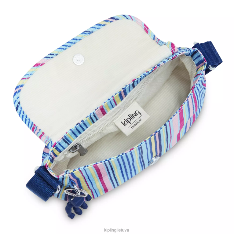 \"maišeliai\" sabian margintas crossbody mini krepšys 22V8R10 Kipling moterys kurorto juostelės