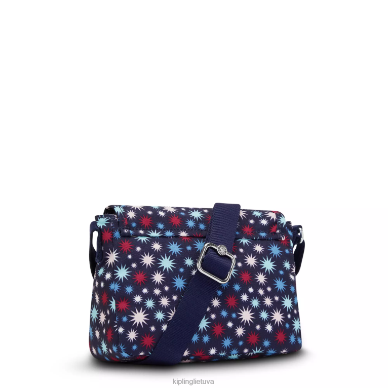 \"maišeliai\" sabian margintas crossbody mini krepšys 22V8R11 Kipling moterys funky žvaigždės