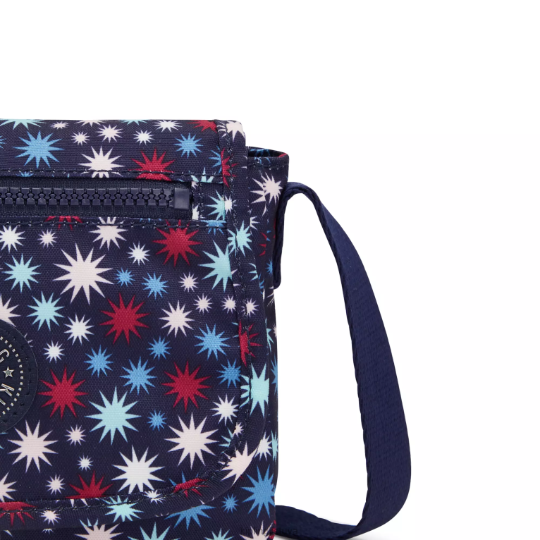 \"maišeliai\" sabian margintas crossbody mini krepšys 22V8R11 Kipling moterys funky žvaigždės