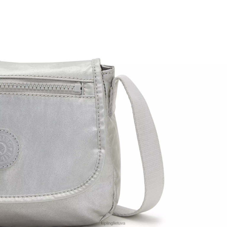 \"maišeliai\" sabian metalic crossbody mini krepšys 22V8R100 Kipling moterys šviesus metalas